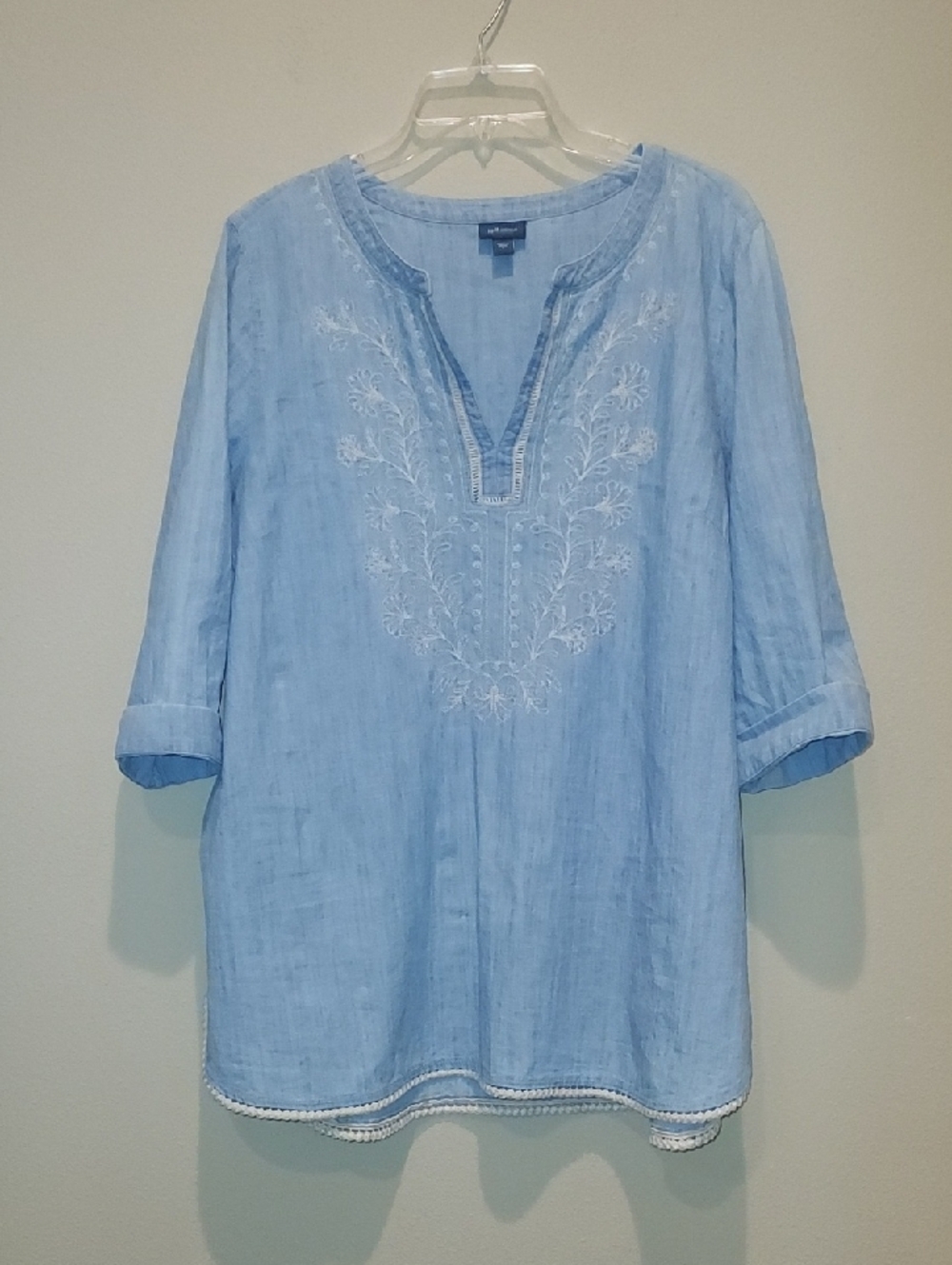 J. Jill Denim Chambray Tunic